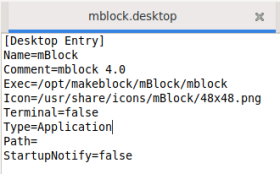 mblock.desktop launcher content